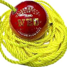 Neo Hanging Cricket Leather Ball_3.5 Meters (Pack of 1)-image-67