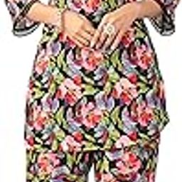 Women's Cotton Coord Set, Floral Print, Casual Wear with Pockets, Digital Prints-image-1
