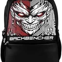 Backbencher Devil Edition School Backpack, Waterproof, Padded Straps, Trendy Printed Design-picture-33