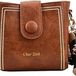 mastyle Pu Leather Bucket Shape Handbag | Zipper-picture-1