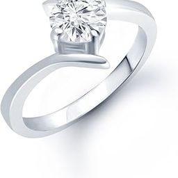 Silver Plated and American Diamond Ring for Women & Girls-image-10