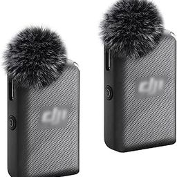 Microphone Windscreen Wind Muff Compatible with DJI MIC Wireless Lavalier Microphone,Furry Cover(2-Pack)-2