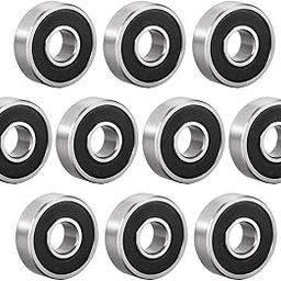 ZUBSHA 607 RS,20PICS 7mm x 19mm x 6mm Deep Groove Ball Bearing Double Sealed High Carbon Steel Bearings-image-50