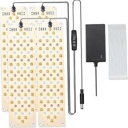 CALANDIS™ LED Grow Light Dimmable 20W Plant Growing Lamp for Garden Fruits Houseplants 4 Panels Light-image-73