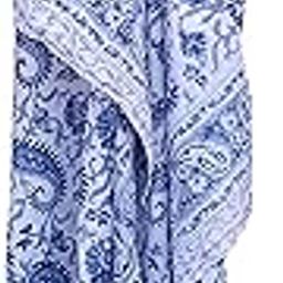 100% Cotton Hand Block Print Sarong Womens Swimsuit Wrap Cover Up Long (73" x 44"), Multi, One size-picture-18