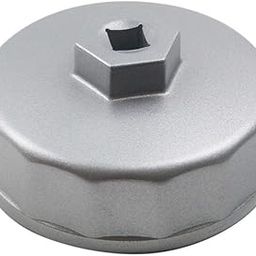 Heavy Duty 74mm 14 Flutes Oil Filter Wrench for Volkswagen, Mercedes Benz, VW, Audi, Porsche, Mazda, Sprinter and More-Also Fits Select Mobil1, Bosch, Mahle and Other Aftermarket Filters (Silver)-image-31