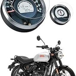 Wisely Screen Guard Nano Tempered Glass Compatible for Royal Enfield Meteor 350 / Scram 411 / Hunter 350 Speedometer Protector, Easy installation kit, HD Clear, Full Cover (Pack of 1)-picture-16