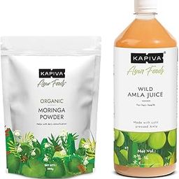 Kapiva Moringa Powder (200g) + Wild Amla Juice (1L) | Immunity, Detox & Energy Support | Natural Superfoods | No Added Sugar | Vegan & Preservative-Free-image-31