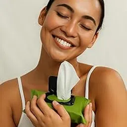 Daily Cleansing Face Wipes | 60 Wipes | Makeup Remover Wipes | Wet Tissue for Face with Avacado, Aloe Vera, Cucumber & Vitamin E | Wet Wipes for Women & Men | Paraben & Alcohol Free-image-10