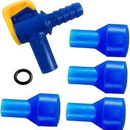 MERISHOPP Bite Valve Replacement Set for Water Bladder for Outdoor Backpacking Walking-image-0