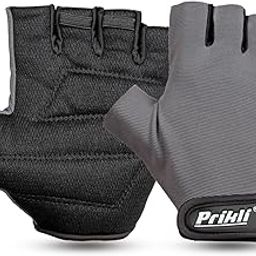 Prikli Treno Grey Gym Gloves – High-Performance Fitness Gloves for Weightlifting, Training, and Exercise – Breathable, Anti-Slip, and Durable Design for Men & Women-image-97