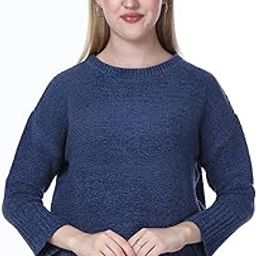 Women's Casual Round Neck Knitted Winter Sweater - Soft & Stylish Full Sleeve Pullover for Everyday Wear - Elegant Slim Fit Woolen Top.-image-30