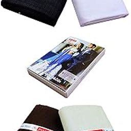 JHABAK'S Unstitched Shirt and Trouser Fabric Combo Pack of 2 - Cotton Blend Material - 2.25m Shirt Cloth - 1.20m Pant Piece (Purple, Pearl Grey)-image-38