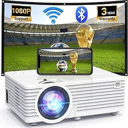 4500Lumens Lcd Projector- Full Hd 1080P Supported, Portable Mini Projector Compatible With Hdmi, Usb, Av, Tf, Vga, Smartphones, Tv Stick, Ps4, Dvd Player, Home Theater Entertainment-29