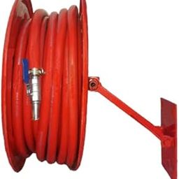 Sense Safety Mild Steel First Aid Hose Reel Drum | with 30 mtr Pipe | and Gun Metal Nozzle (Colour Red)-image-16