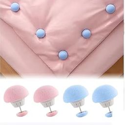 PRIVANTUS Cotton Blanket Needle, Curtain Needle, Spring Clips Bedsheet Clips Small Cotton for Bedsheet Pack of 5 Multicolor-image-92