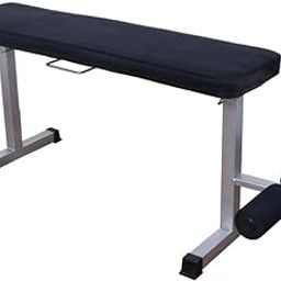 IBS Multi Purpose Fitness Exercise Gym Workout, Heavy Duty Weight Foldable Flat Bench for Strength Training for Home and Gym Ab Cruncher (Silver, 500 Kg Capacity)-12