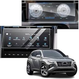 Unbreakable Infotainment & Instrument Screen Protector Compatible with HYUNDAI TUCSON 2022 (Transparent)-picture-16