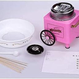Alokrupswam Cotton Candy Machine, Sugar Floss Maker, Use Mini Counter-top Cotton Candy Machine Portable Mini Electric Sweet Device for Kids in Party/at Home-image-51