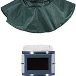 CALANDIS™ Industrial Sand Blasting Hood Mask Anti Wind Protective Mask Tool GreenWhite-30