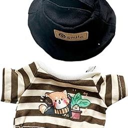 CALANDIS™ Plush Duck Clothes for 15cm Doll Duck Doll Clothes Accessories Doll Clothing black-image-23