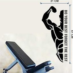 Ruby DÉCOR Motivational Gym Sticker for Wall and Glass Size 61cmX31cm-image-99