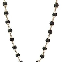 Karungali Malai Silver Plated Original 8mm | Karungali Malai Silver Plated 8mm 54 Beads, Ebony Wood, 1 Piece-image-10