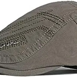 Men's Cotton Beret Golf Ascot Cap (A-23_Free Size_Pack of 1)-image-98