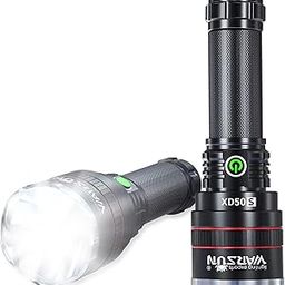 WARSUN Multi-Functional Tactical Zoomable Flashlight, 5800 Lumens High-Intensity Long-Range LED, Outdoor Activities, Emergency, Camping, and Hiking-image-40