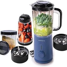 FUMATO Mixer Grinder Blender- 800W | Mixie for Kitchen with 3 Jars, Stainless Steel Blades, 3 Speed Control, Anti-Skid Feet | Nutri Blender Juicer with 1 Year Manufacturer Warranty (Midnight Blue)-picture-15