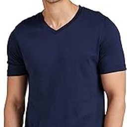 Men's Cotton Solid V-Neck Regular Fit T-Shirt (Available in Plus Size)-image-7
