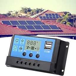 40A Solar Charge Controller Regulator Automatic PWM LCD Charging Controller PV System Connection with Dual USB Output-77