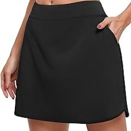 Women's Athletic Skirt Tennis Skort with Pockets Golf Skirts Workout Running Sport Skorts-image-39
