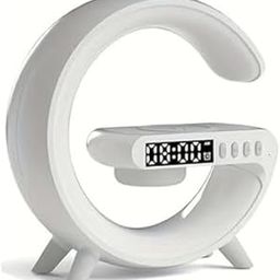 𝟏𝟓 𝐘𝐞𝐚𝐫𝐬 𝐖𝐚𝐫𝐫𝐚𝐧𝐭𝐲 G-Shape Charging Digital Alarm Clock & Bluetooth Speaker | Nightlight Speaker | Dimmable LED Light | Portable Music Player | Portable Multifunctional Speaker.-image-5