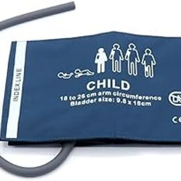 MDSS NIBP Arm Cuff for Pediatric Child, 18-26 cm Single Tube Reusable PU Replacement Bp Monitor Cuff-20