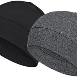 Cotton Skull Caps,Lightweight Beanie Sleep Hats Sweat Wicking Cycling Running Hat Helmet Liner for Men Women-image-48