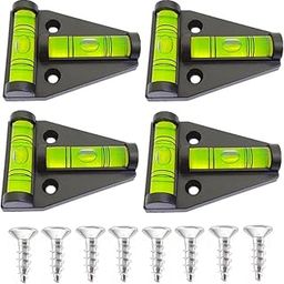 ZUJHPYMI 4PCS T Level Magnetic Bubble Spirit Levels Leveling Tools, Screw-Mounted-11