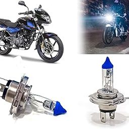 Auto Pearl Halogen H4 Front Headlight Bulb 12V/35W Ultra Bright Compatible with Pulsar 150 DTS-i (Pack of 1)-image-2