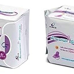 AIRIZ Active Oxygen & Negative Ion Relax Soft Cotton Sanitary Napkin for Day Use - (20 Pads in Pack of 2)-picture-9