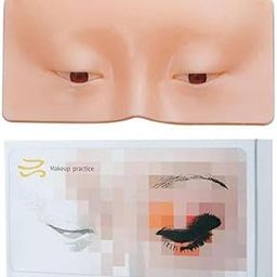 Urban Jungle® Eye Make Up Practice Dummy | Make Up Practice Face Board | Silicon Make up Face Practice Skin Board | For Beginners and Make Up Artists (Pack of 1)-22