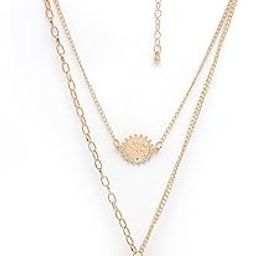 Eye-Catchy Gold Plated Heart Shaped & Multilayered Pendant Necklace for Women & Girls |Birthday Gift for girls & women Anniversary Gift for Wife|Valentine Gifts|N106590-image-19