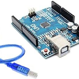 ROBODUINO UNO R3 SMD Board Compatible with Arduno Development Board with USB Cable-16
