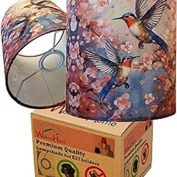 WolkomHome Pink Lamp Shade | Modern Minimalist Fabric Light Cover for E27 Holder | Perfect for Table & Floor Lamps | Elegant Accent for Living Room, Bedroom & Office | 7.5x8x7.5 Inches-image-17