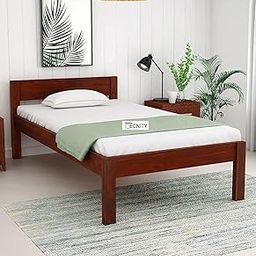 DECNITY Kiyu Single Sheesham Wood Bed for Bedroom | Sheesham Wood Bed | Solid Wood Bed | Bed for Home | Bed Without Storage| Single Size Bed | Bed for Living Room | Bedroom Furniture | Wooden Bed-image-52