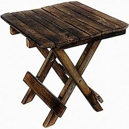 Maulik Aditya's Elegant Kid's Favourite 10 inches Table Antique Classy Wooden Stool for Living and Bed Room/Kid's Furniture/Out Door/Garden use/Gift/Festival-image-75