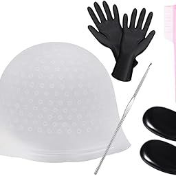 Enakshi® Hair Coloring Highlighting Cap DIY Hair Dyeing Cap with Holes for Salon Home|Health & Beauty | Hair Care & Styling | Hair Color-image-51