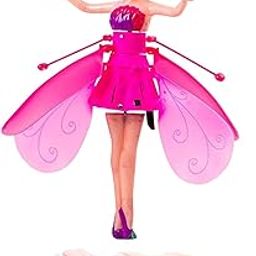 Kidology Magic Flying Fairy Princess Doll, Flying Fairy Doll Toys for Girls, Sky Dancers Flying Pixie Dolls Infrared Induction Control Toy-picture-6