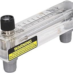 ACAGALA Panel Type Meter 0.2‑2GPM Acrylic Liquid Flowmeter Tester for Measuring Control-image-4