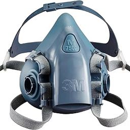 3M 7502 Silicone Reusable Half Mask, Medium-32