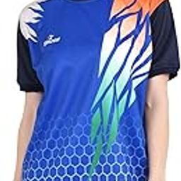 Women's Round Neck Half Sleeves Gym Sports T-Shirt with Short | Kabaddi Kit | Kabaddi Jersey | Kabbadi Dress | Gym Tshirt | Yoga Tshirt | Sports T-Shirt for Women & Girls-image-41
